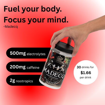 MADECQ PREWORKOUT